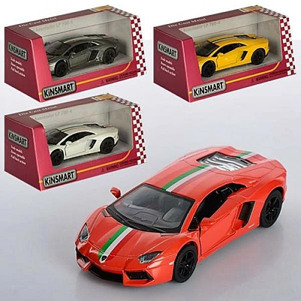 Машина метал. Lamborghini Aventador LP700 KT5355WF оптом